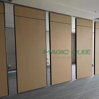 Superfície de couro Parede divisória acústica Design moderno dobrável para correio da biblioteca