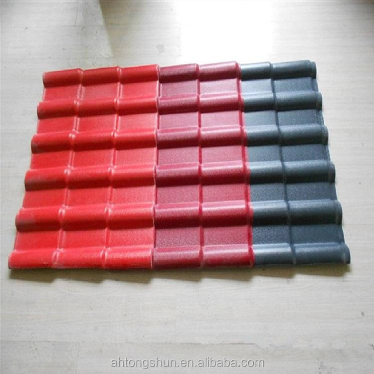 Impact Resistant Thermal Insulation ASA Synthetic Resin Roof Tile with Long-lasting Color Retention for Houses and Warehouses