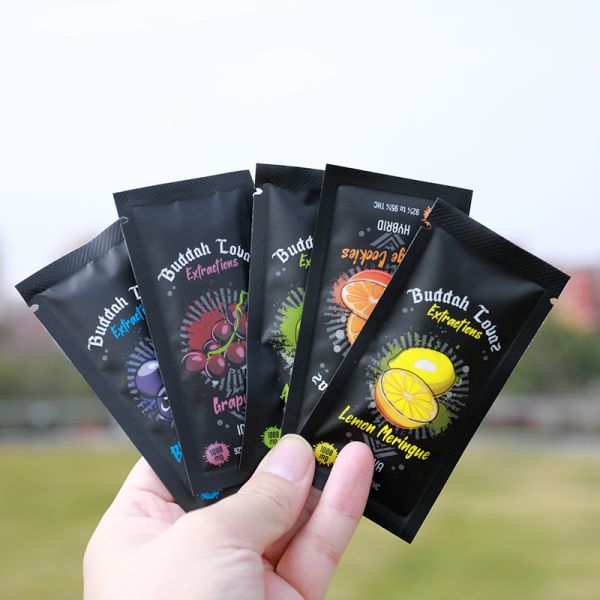 Low MOQ Three Side Heat Seal Biodegradable Seed Small Bag Food Grade Cosmetic Sample Packaging for Tea Coffee Sachet Bag