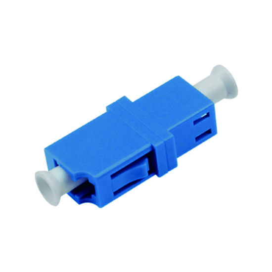 Переходник/муфта оптического волокна LC SX пластиковые с фланцом