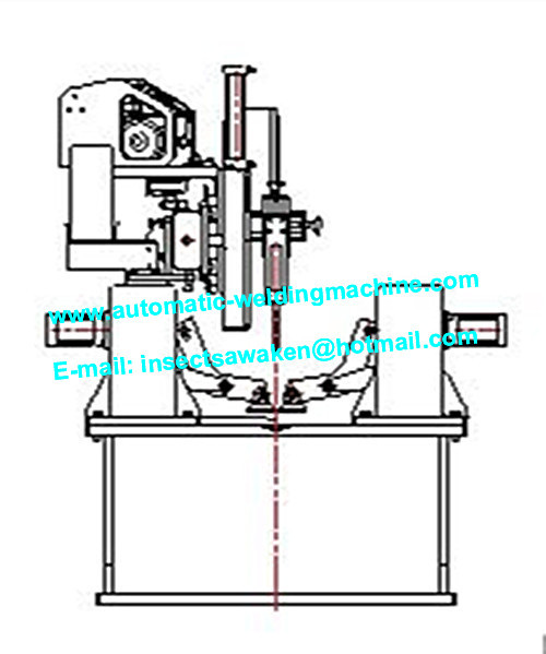 Steel Plate Butt Joint H Beam Welding Line FOr Ship Yard Welding