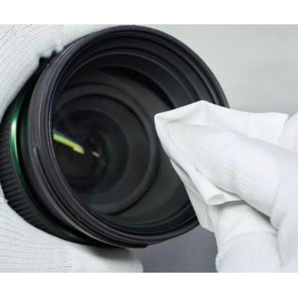 100% Microfiber Cleanroom Wipes 9 Inch Sterilized Vaccum Packed For Cleanroom