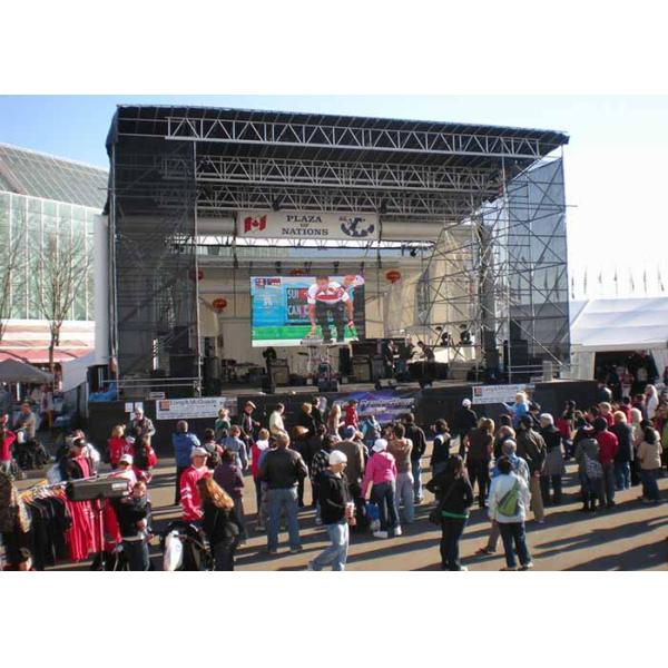 Light weight Seamless Outdoor Rental LED Display With Detection Button Noiseless