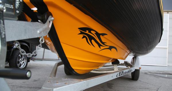 Deep - V Fiberglass Bottom Inflatable Boat 19 Ft With Customized Equipments