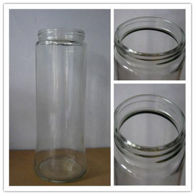 High Capacity Round Glass Jar in Storage Bottle