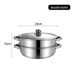 Hot Selling Cookware Cooking Food Steamer Stainless Steel Steamer Pot Kitchen Soup Pot With Steamer