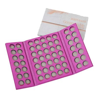 Caixa de embalagem de maquiagem cosmética caixa de paleta de sombras de olhos vazia reciclável