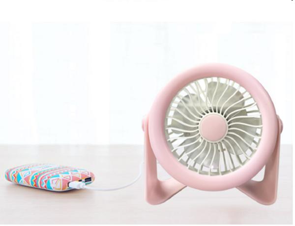 ETEK 1200mAh USB Rechargeable Desk Fan with Brushless Motor