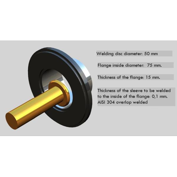 25KVA Submersible Pumps Flange Seam Roll Spot Welding with Three Welding Rolls
