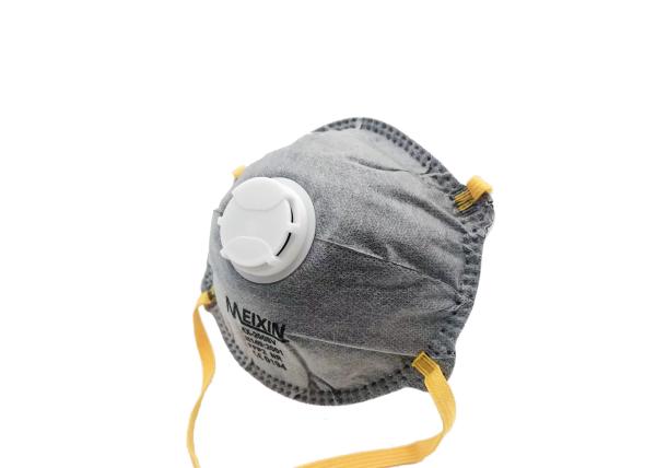Public Area Carbon Filter Face Mask , Anti Pollution Mask With Carbon Filter FFP2