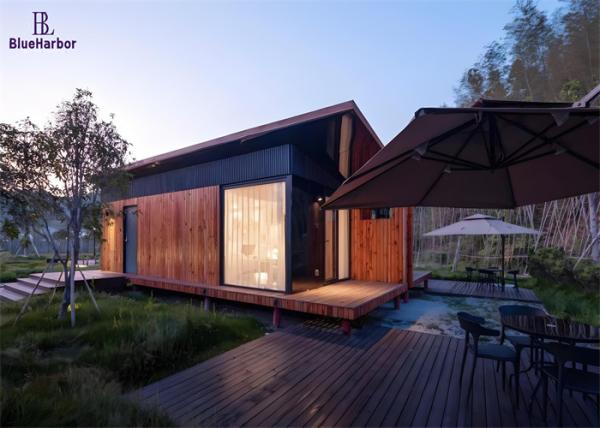 Luxurious Glamping House with Bed Bathroom Kitchen and Electricity