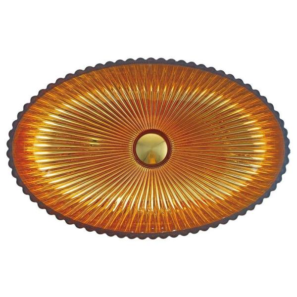 Oval Shape Crystal Glass Vessel Basins In 24K Gold Color Bathroom Sink Basin Bowl