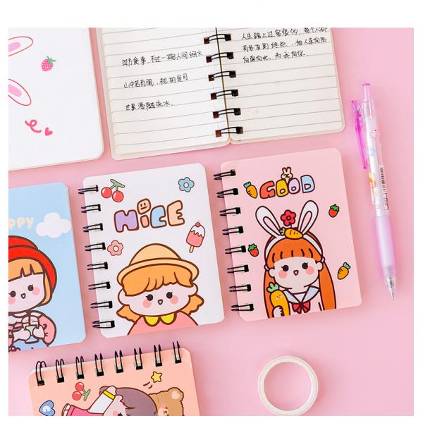 Мода Эко A7 дружественный животный пользовательский мини-каваи для детей милый спиральный блокнот для подарка