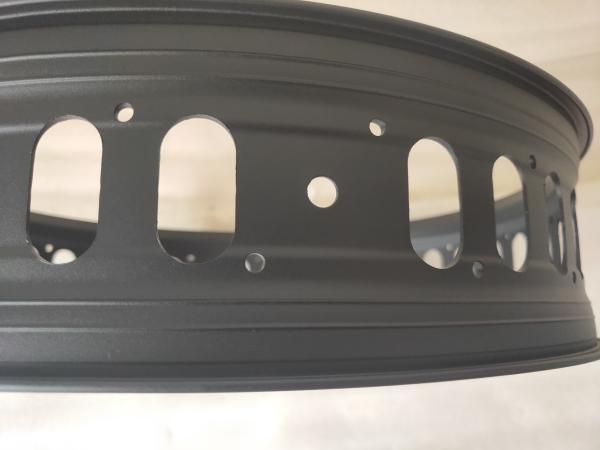20 X4.0 36H Bicicleta de neve cintura preta 100mm largura externa 20 polegadas cintura de bicicleta AV válvula