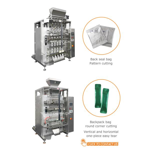 Автоматическая 20g 40g 80g многолинейная смесь спортивных напитков с палочкой для упаковки порошка 4 линии машина для упаковки порошка