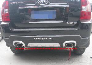 Blow Moulding Car Bumper Guard For KIA Sportage 2007 , Plastic ABS Rear Guard
