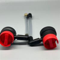 Válvula de inflador de neumáticos compactos para propietarios de motocicletas con diseño portátil