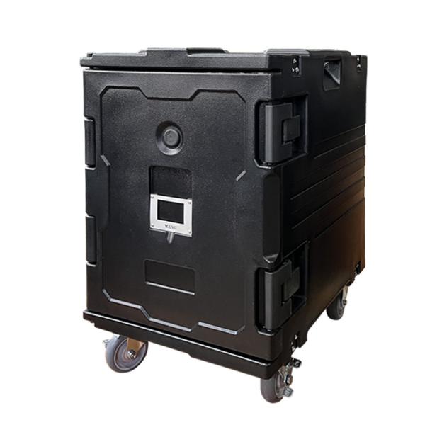 Unbreakable 20lbs Food Pan Carrier Ultra Insulated Catering Tray Carrier Black