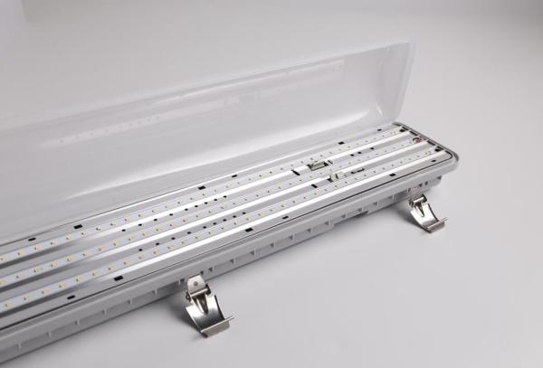 Hang Tri-Proof LED Light With 4000K Daylight White IP66 Water Resistant Frosted Cover