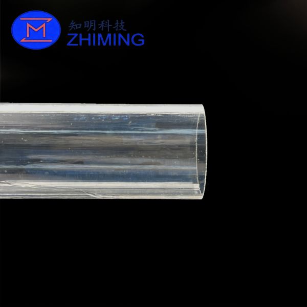 Customizable KY-Grown Sapphire Tubes High Hardness, Polished, Superior Thermal & Mechanical Properties