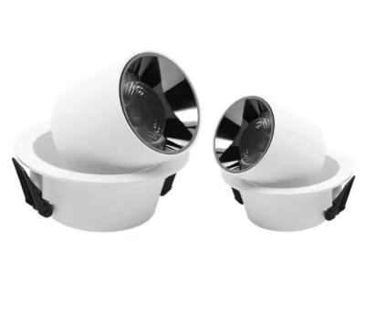 Adjustable LED Recessed Ceiling Lights 20W COB Round LED Down Spotlights