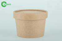 Chaud rond vigoureux biodégradable et le froid de papier d'emballage boit les tasses 350ml
