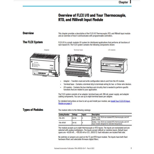 100% New Allen Bradley 1794-IRT8XT Flex XT 8 Point Thermocouple RTD Module