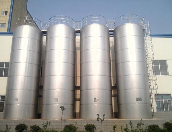 Mirror Polish Finish Stainless Steel 5000L Milk Storage Silo with Copeland Compressor