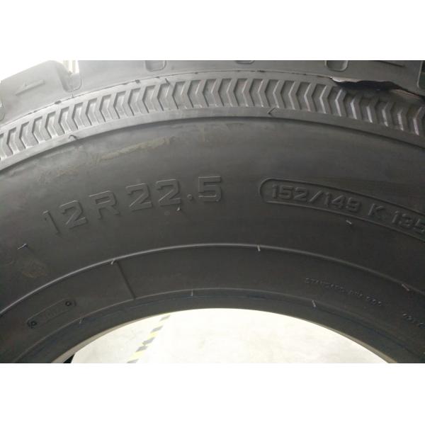 12R22.5 152/149K Off Road Truck Tires All Steel Radial Tire Structure Black Surface