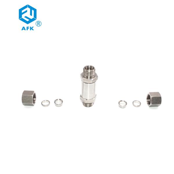 6mm 8mm 10mm Ferrule OD One-Way Valve Stainless Steel Air Check Valve