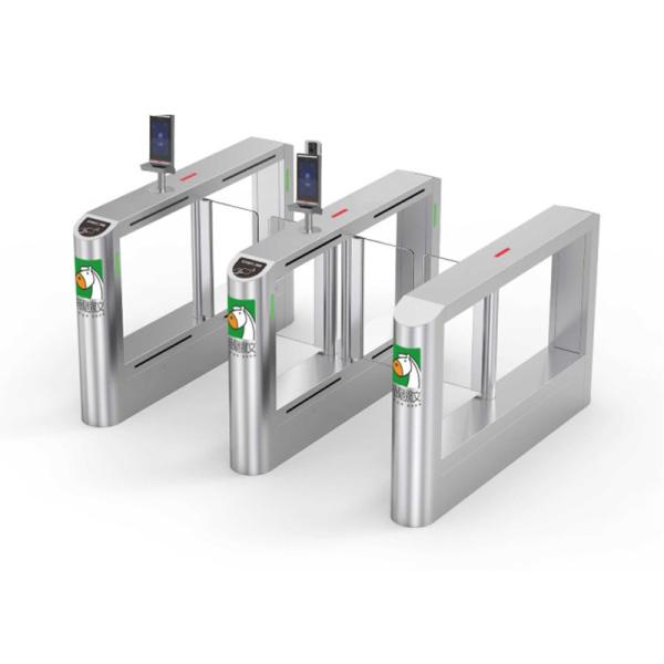 Qr Barcode Swing Door Dual Passageway Single Way Speed Gate Turnstile Controller