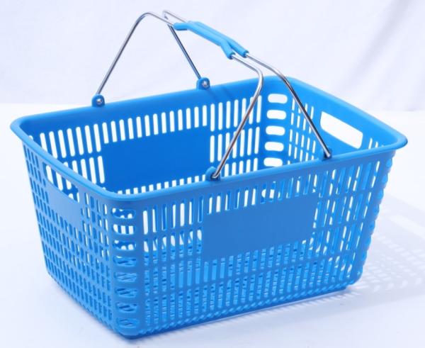 Garra Eco Amigável de Aço Supermercado Cesto de Compras Corredeira de Mãos Cor