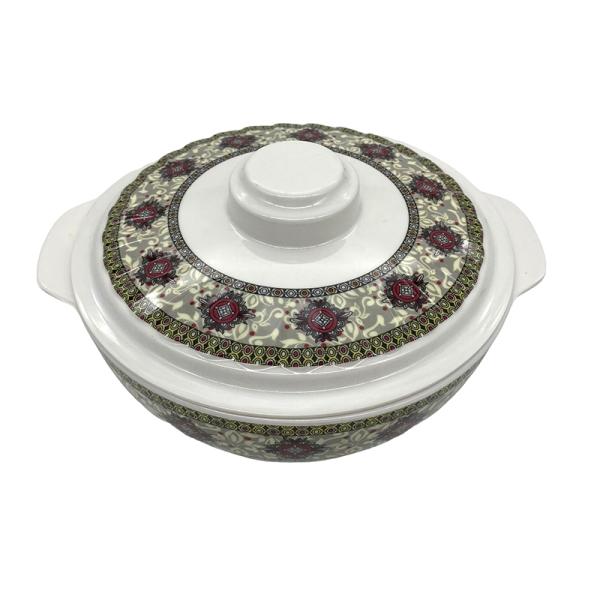 Durable Picnic Salad Bowl With Lid Tasteless Non Toxic With Ear