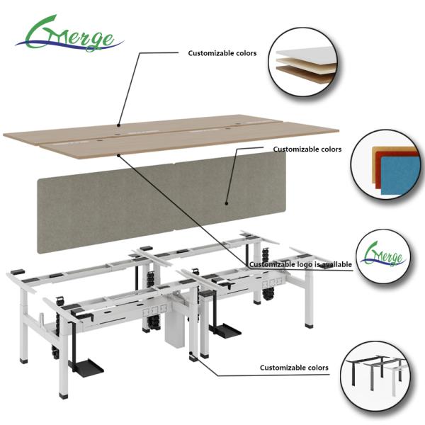 Revolutionize Your Work Office with Uplift Intelligent Lifting Desk in Customized Size