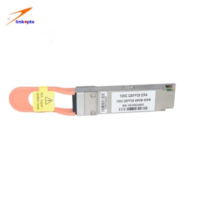 Transceptor 40km de 112GBASE-OTU4 100G QSFP28 para as telecomunicações 5G