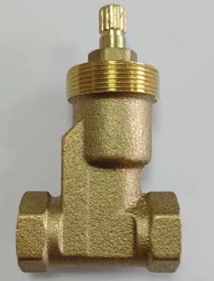Threaded Brass Shut Off Valve Wall Mount Rough In Valve Set