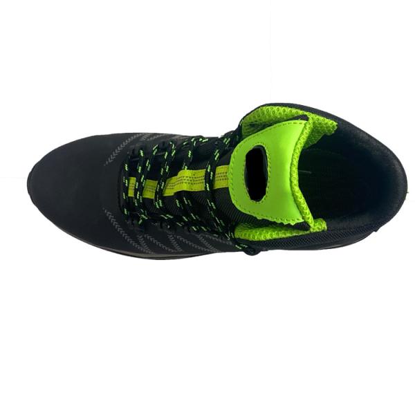 Microfiber Leather Upper Steel Toe Safety Shoes EN ISO 20345 O1 O2 SB S1 S2 S1P S3 Slip Resistant For Construction Workers