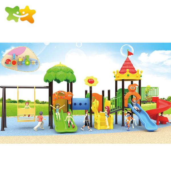 Garden Backyard Plastic Playground Slide Outdoor Children'S Plastic Swing Slide