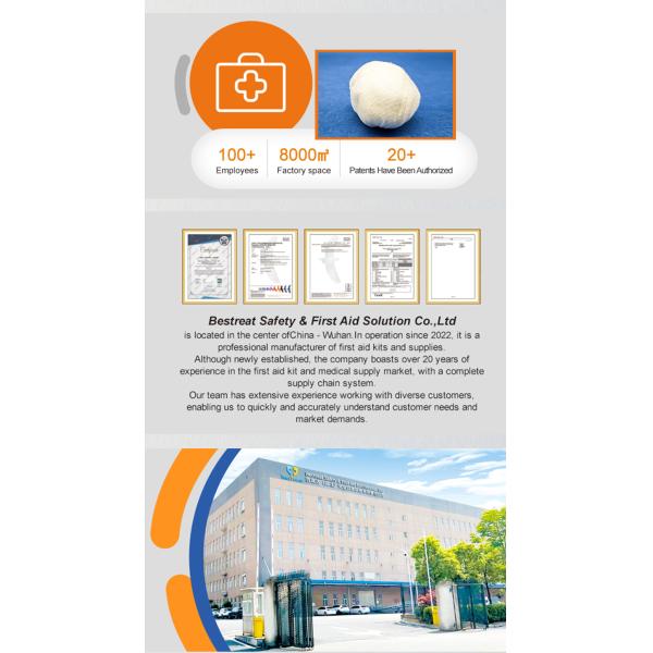 Non-woven Balls Non-sterile 5cm Gauze Balls Non-sterile Hot Sale Disposable Sterile Cotton Non-woven Organic Medical Gauze Ball