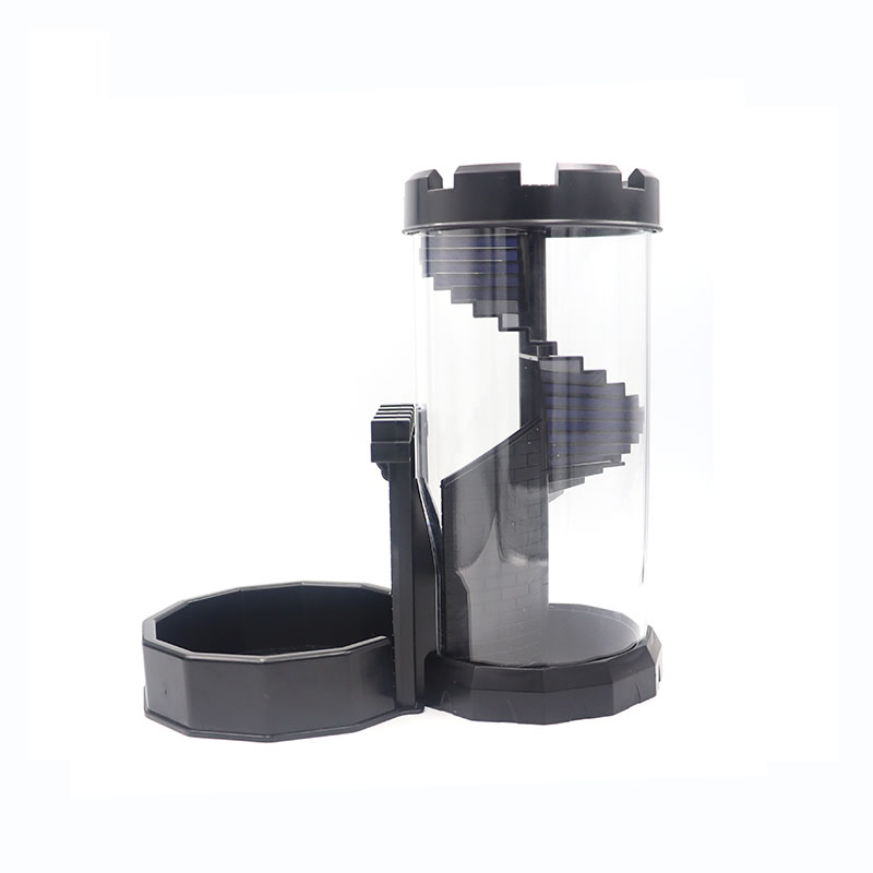 Customized Color Durable Plastic Spiral Staircase Design Dice Tower for DND Game Dice Cup