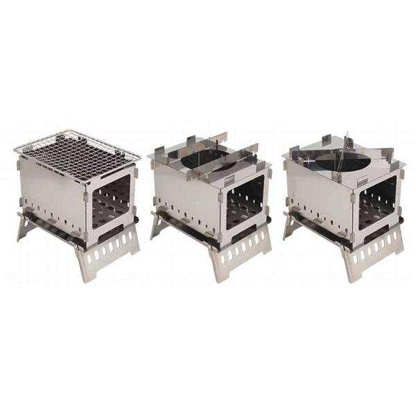 20*15*21 cm or OEM Fire Pits Stainless Steel Mini Foldable Camping Stove for Picnics