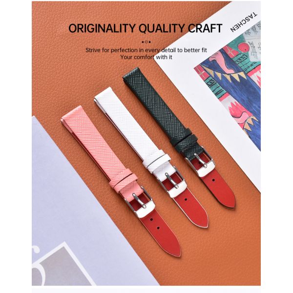 Grain-finish Handcrafted Genuine Leather Strap