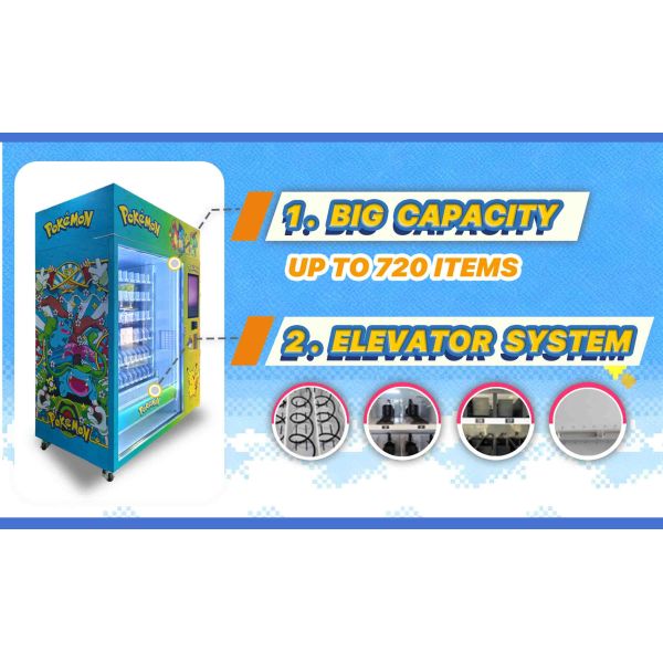 WEIMI Pokémon Card Vending Machine — Smart, High-Capacity, Remote-Managed, Profitable Retail Solution