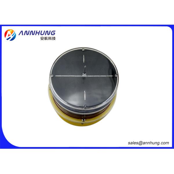 Solar Powered Aircraft Obstruction Light with IP65 Rating and 100,000h LED Life for TV Towers