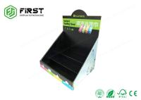 Suportes de exposição de papel Eco-amigáveis feitos sob encomenda impressos lustrosos do contador do cartão para a propaganda