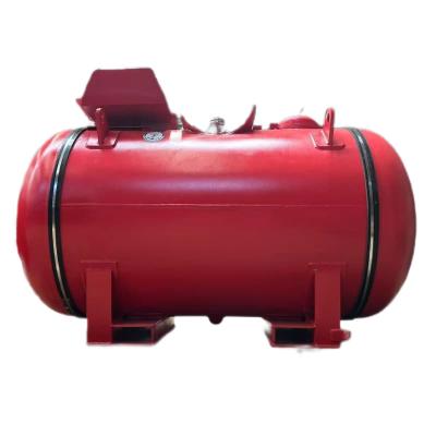 6 bar récipient à pression horizontale 16MnDR 10 mm coque / têtes pour solutions de sécurité et de stockage