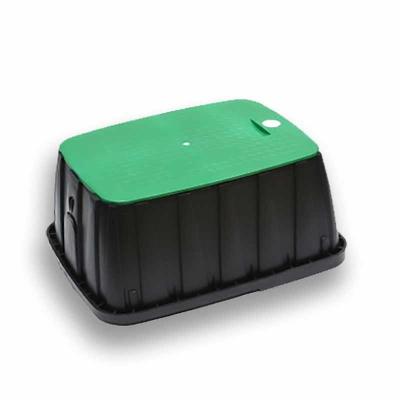 Green Lid Plastic Valve Box Recyclable Material Anti UV Waterproof For Sprinkler And Pipeline System