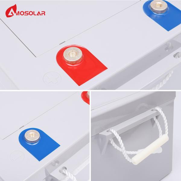 330*173*212mm Deep Cycle Gel Solar Battery 12V 100AH 200AH 250AH for Amosolar Energy