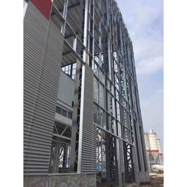 Multi Story Commercial Metal Buildings Prefabricated Steel Frame Building Custom Design