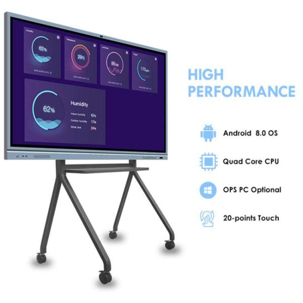 86 дюймов 4K взаимодействующее Whiteboard 3840x2160 для образования